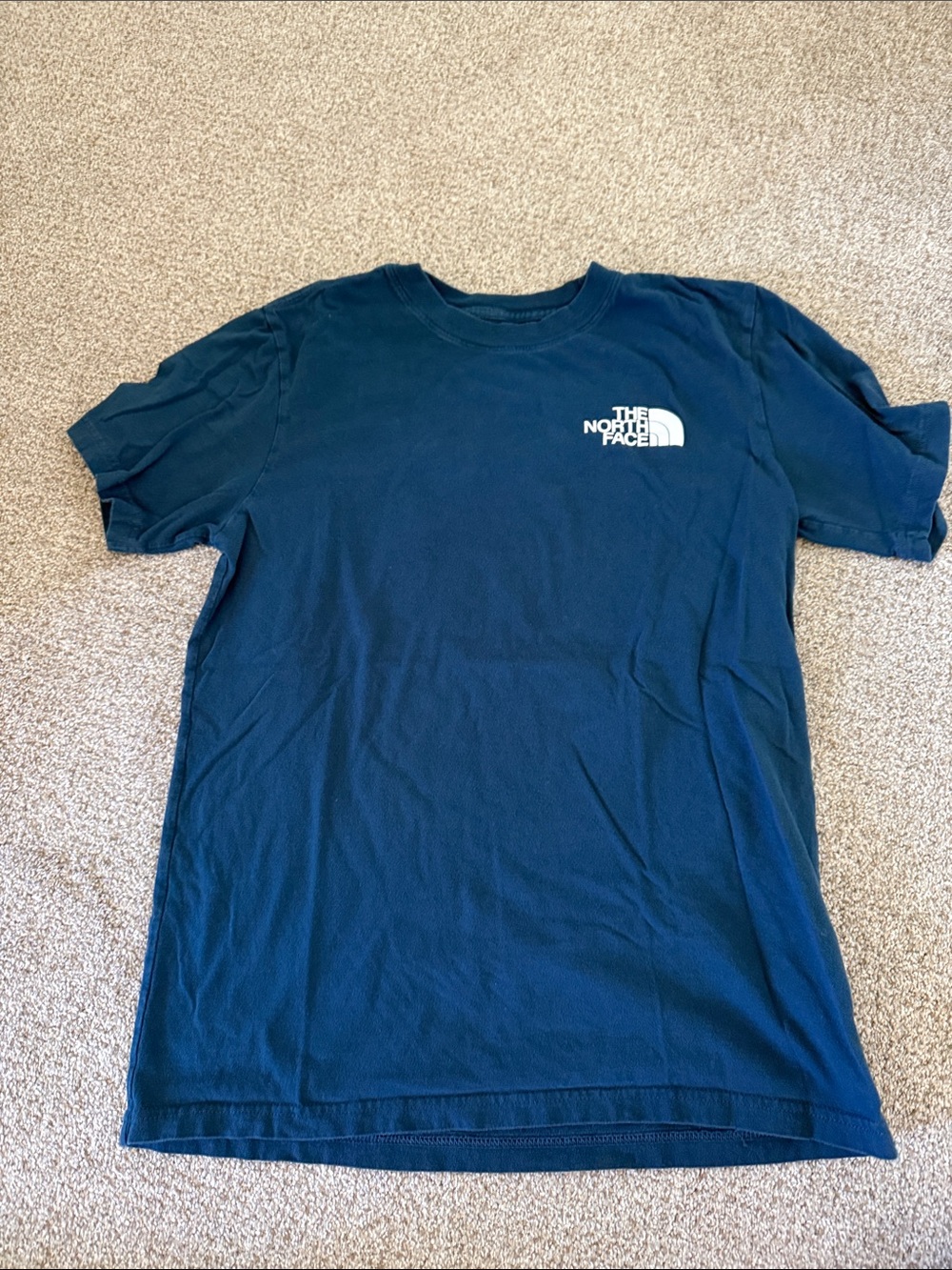 The North Face Men's Dark Blue Short-Sleeve Logo Tee